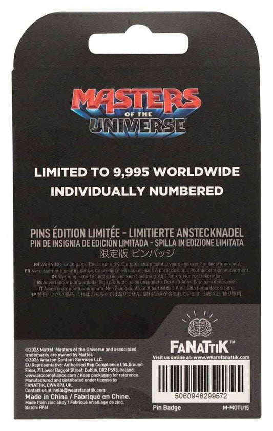 Masters of the Universe 2026 Pin Badge He-Man Limited Edition
