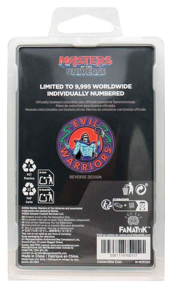 Masters of the Universe 2026 Collectable Coin He-Man & Skeletor Limited Edition