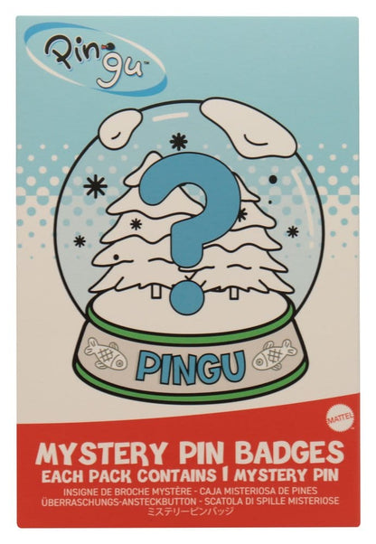 Pingu Mystery Pin Badges Blind Box Display (12)