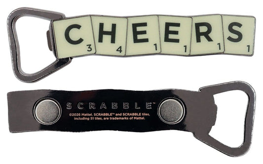 Scrabble Bottle Opener Magnetic Cheers