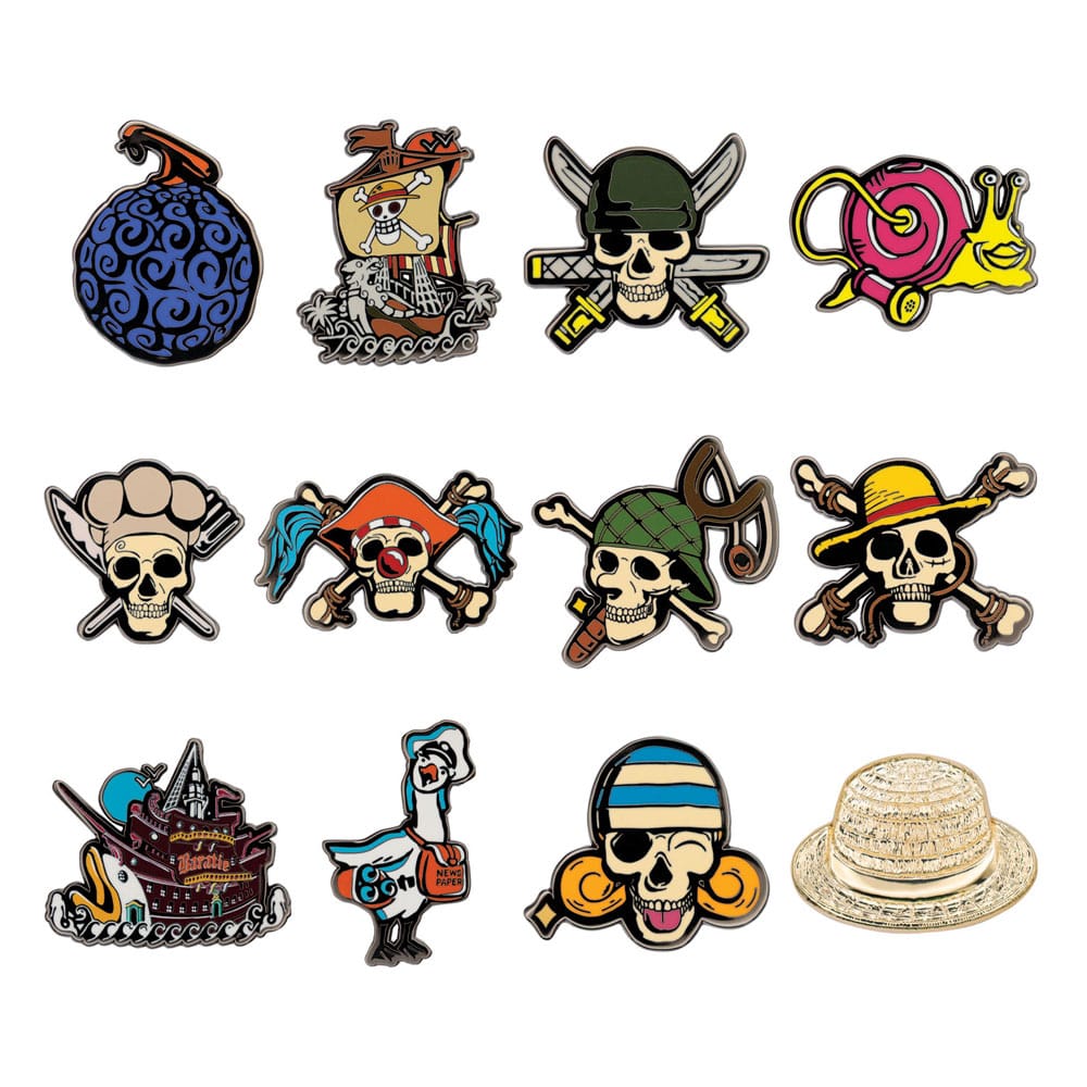One Piece World Pin Badge Display Mystery Pin Badge (12) FaNaTtik