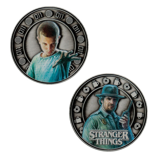 Stranger Things Collectable Coin Eleven & Hopper 4 cm Coins