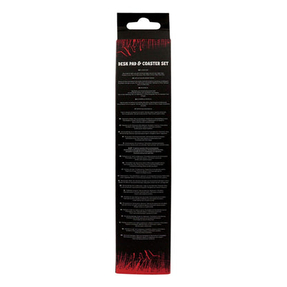 Stranger Things Desk Pad & Coaster Set Hellfire Club FaNaTtik