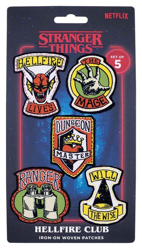 Stranger Things Fabric Patches 5-Pack