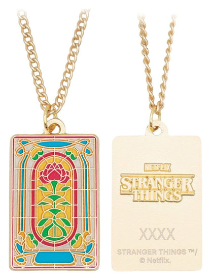 Stranger Things Necklace Creel House Window Limited Edition 3 x 2 cm
