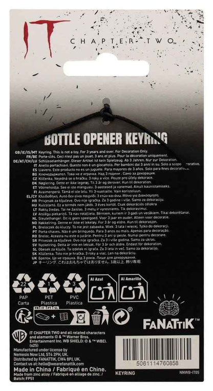 It Chapter Two Bottle Opener Pennywise Keyring