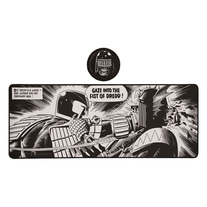 2000 AD Desk Pad & Coaster Set Judge Dredd Stationery