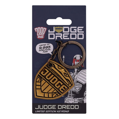 2000 AD Keychain Judge Dredd Badge Limited Edition Keyrings