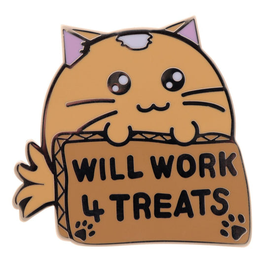 Fuzzballs Pin Badge Whisky Will Work 4 Treats Limited Edition Pins & Brooches