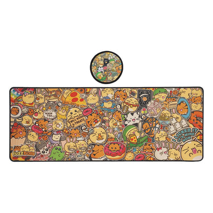 Fuzzballs Desk Pad & Coaster Set Stationery