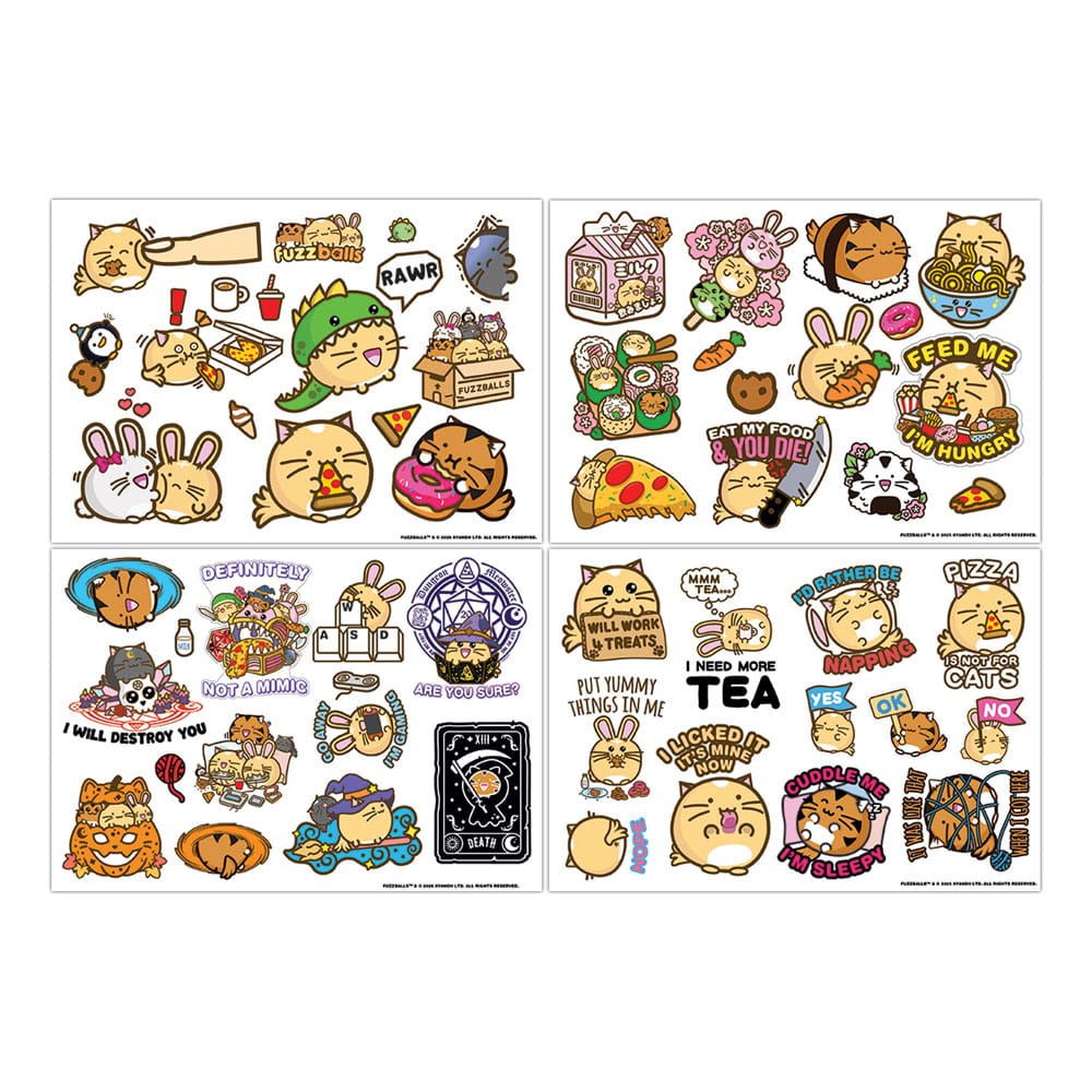 Fuzzballs Tech Sticker Pack Patches & Stickers