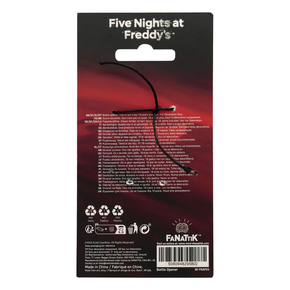 Five Nights at Freddy´s Bottle Opener 10 cm