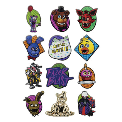 Five Nights at Freddy´s Pin Badge Display Mystery Pin Badge (12) FaNaTtik
