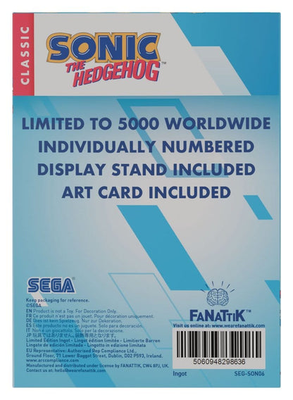 Sonic - The Hedgehog Ingot Limited Edition FaNaTtik