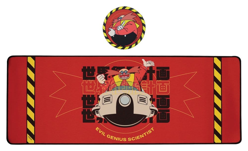 Sonic - The Hedgehog Desk Pad & Coaster Set Dr. Eggman FaNaTtik