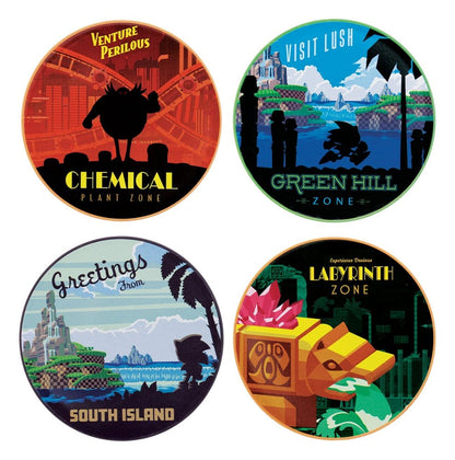 Sonic - The Hedgehog Coaster 4-Pack FaNaTtik