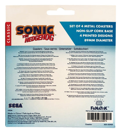 Sonic - The Hedgehog Coaster 4-Pack FaNaTtik