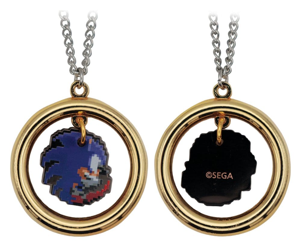 Sonic - The Hedgehog Necklace with Pendant Ring FaNaTtik
