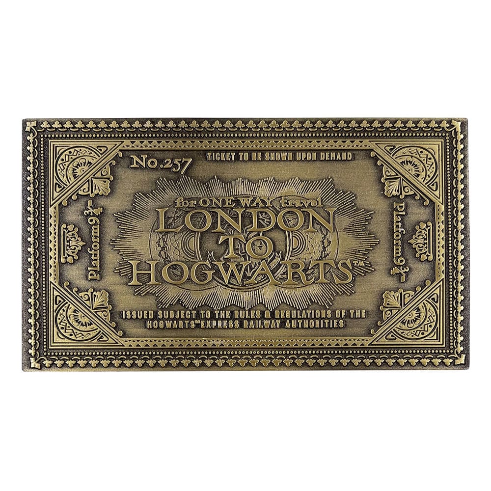 Harry Potter Replica Hogwarts Train Ticket Limited Edition Replicas