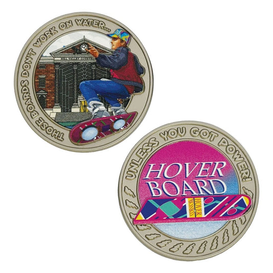 Back To The Future Collectable Coin Hoverboard Limited Edition Coins