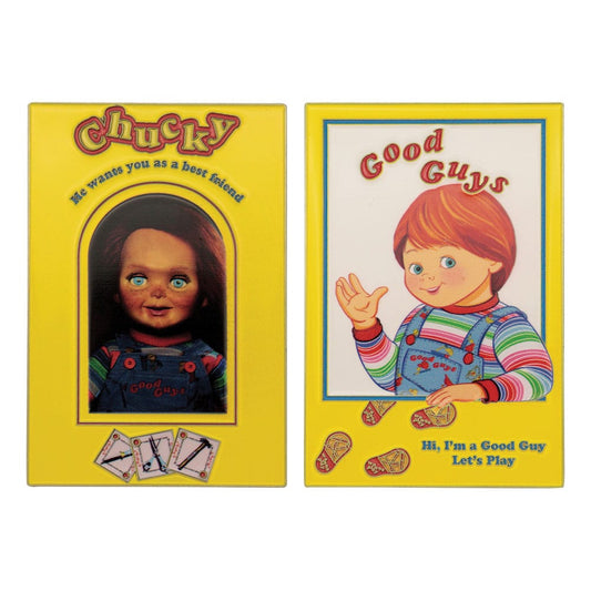 ChildÂ´s Play Ingot and Spell Card Chucky Limited Edition Coins