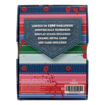 Child´s Play Ingot and Spell Card Chucky Limited Edition