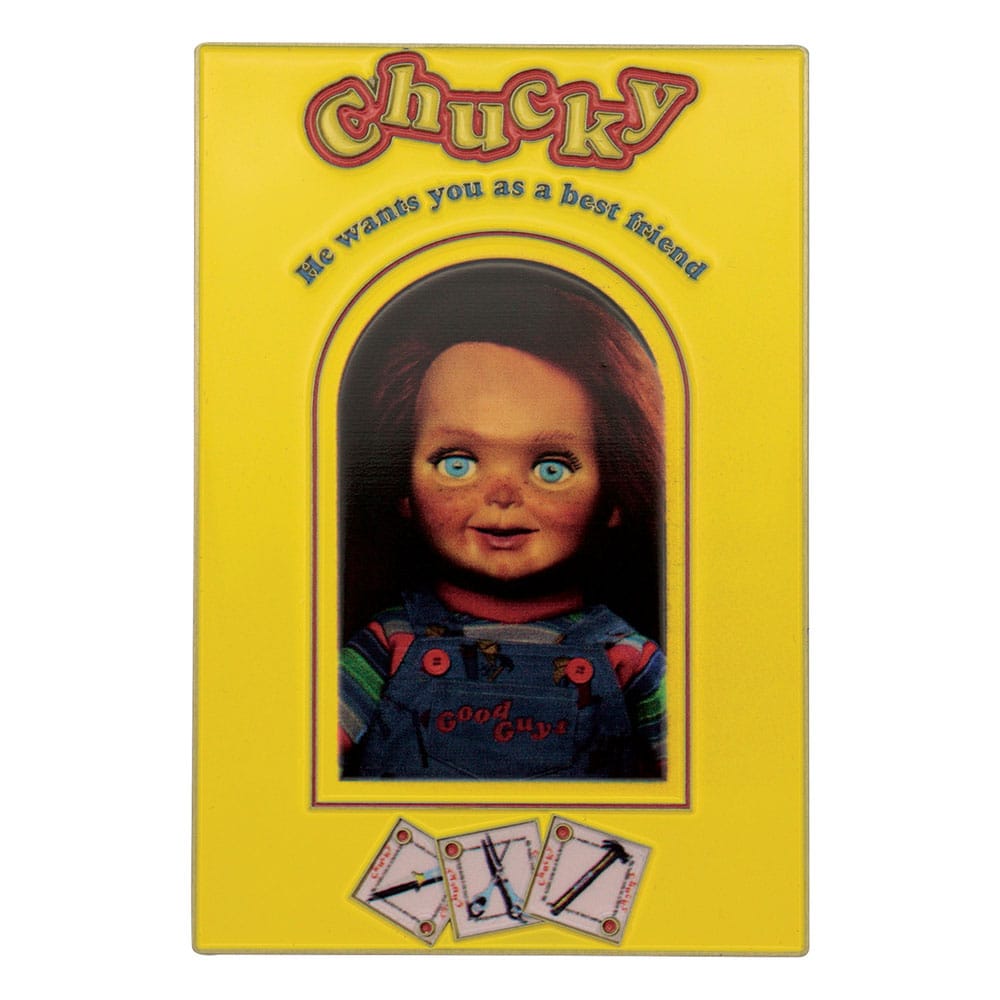 Child´s Play Ingot and Spell Card Chucky Limited Edition Coins