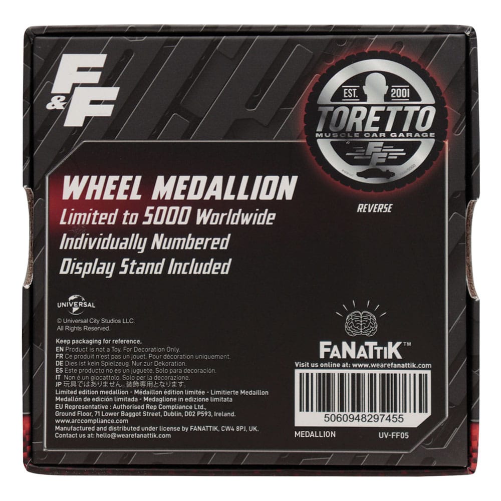Fast & Furious Medallion Born for Speed