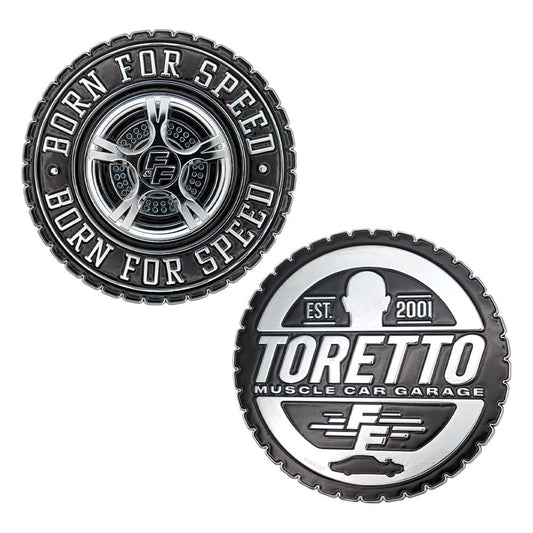 Fast & Furious Medallion Born for Speed Decoration
