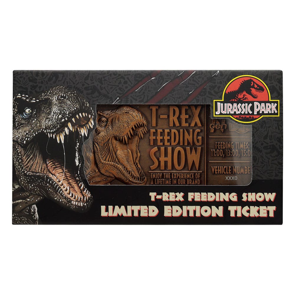 Jurassic Park Replica 1/1 Feeding Show Ticket Replicas