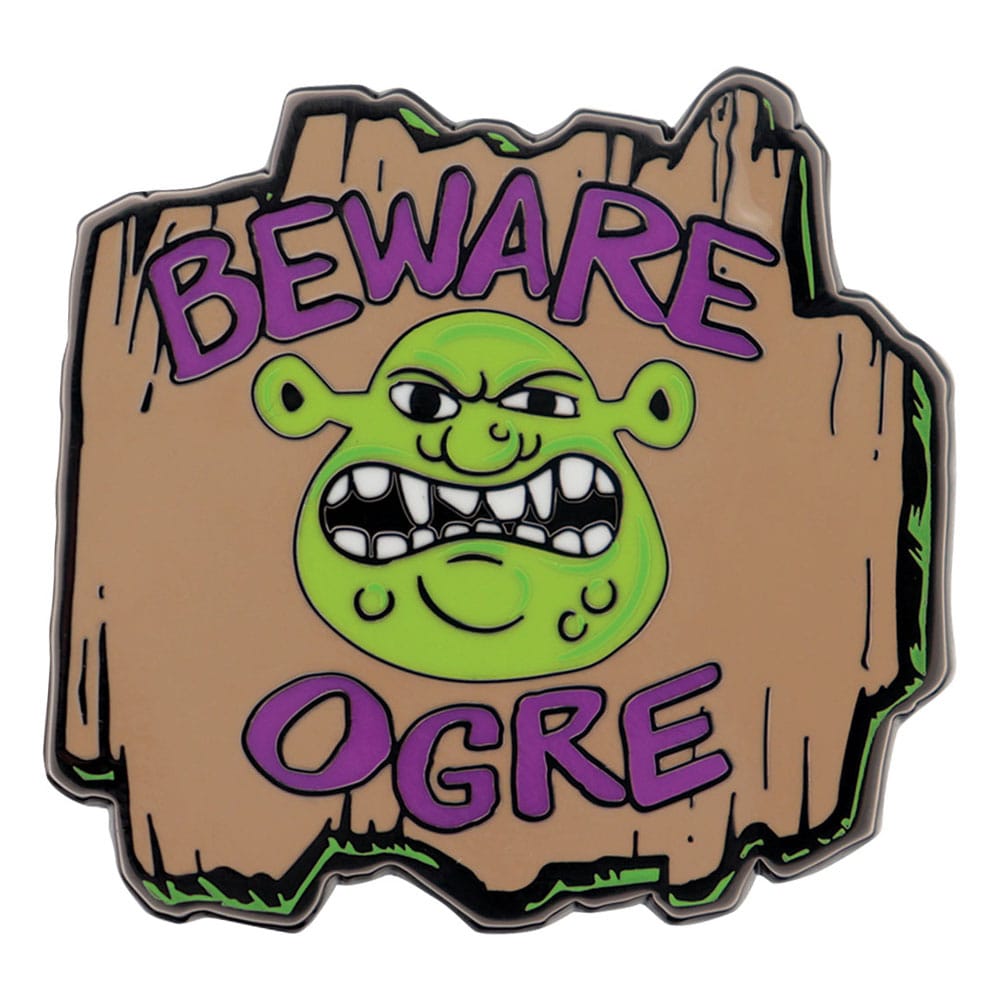 Shrek Pin Badge Beware Ogre Limited Edition Pins & Brooches