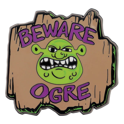 Shrek Pin Badge Beware Ogre Limited Edition Pins & Brooches