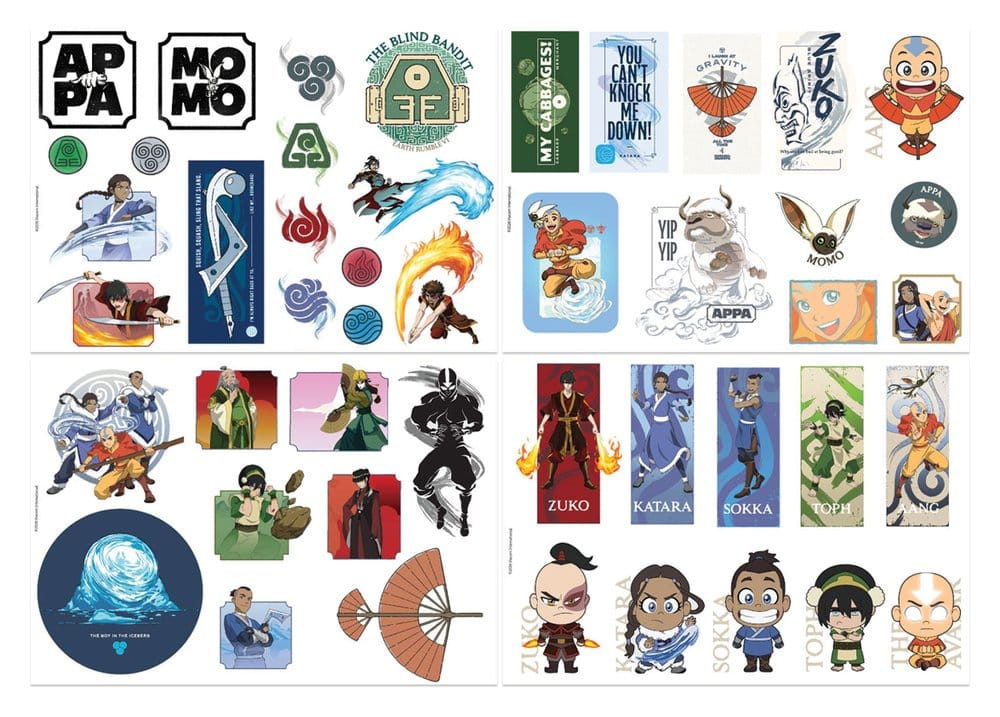 Avatar: The Last Airbender Tech Sticker Pack FaNaTtik