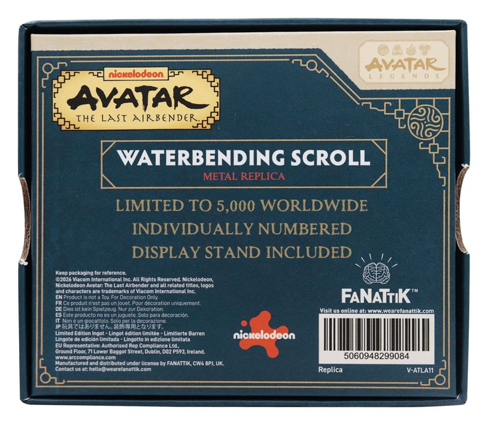 Avatar: The Last Airbender Replica Waterbending Scroll FaNaTtik