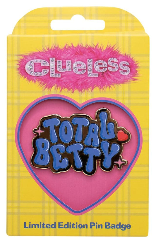 Clueless Pin Badge Total Betty Limited Edition
