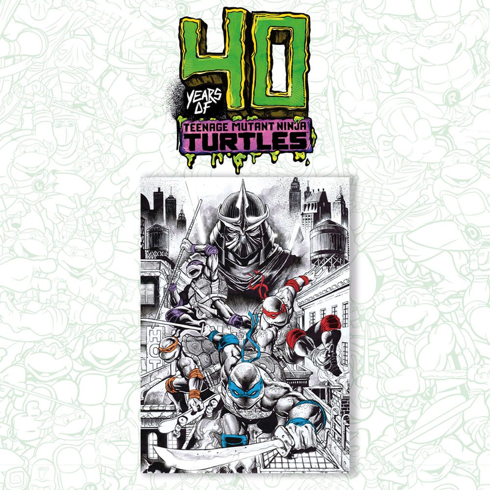 Teenage Mutant Ninja Turtles Art Print 40th Anniversary Limited Edition 42 x 30 cm Posters & Wallscrolls