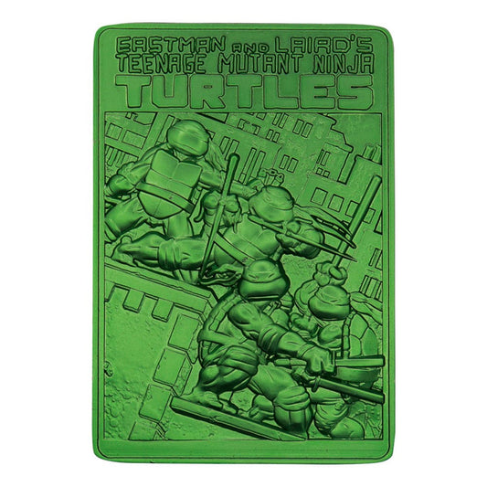 Teenage Mutant Ninja Turtles Ingot 40th Anniversary Green Limited Edition Coins