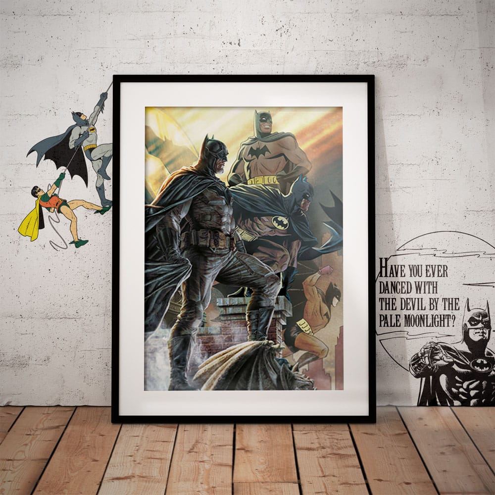 DC Comis Art Print Batman 85th Anniversary Limited Edition 42 x 30 cm FaNaTtik