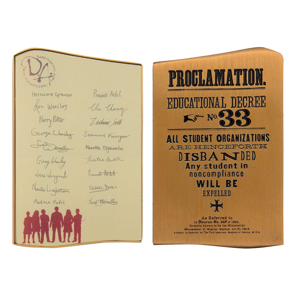 Harry Potter Ingot Dumbledore’s Army Limited Edition Coins