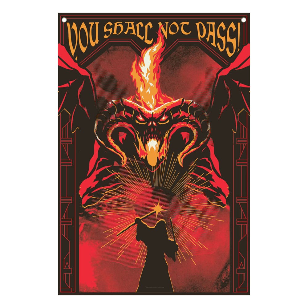 Lord of the Rings Wall Banner You shall not pass! 125 x 85 cm FaNaTtik