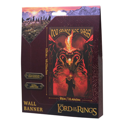 Lord of the Rings Wall Banner You shall not pass! 125 x 85 cm FaNaTtik