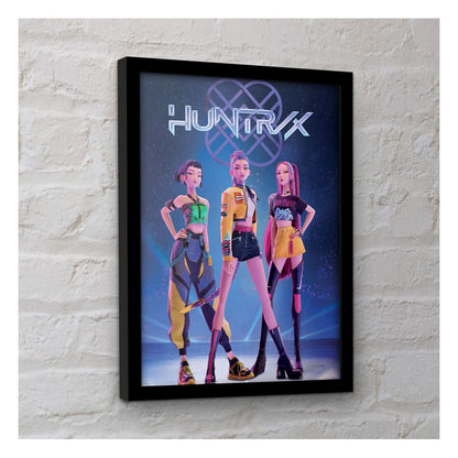 KPop Demon Hunters Collector Print Framed Poster Huntrix - FanofThings.co.uk