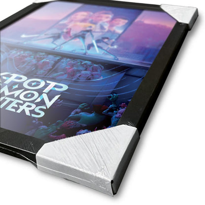 KPop Demon Hunters Collector Print Framed Poster Movie Key Art Pyramid International