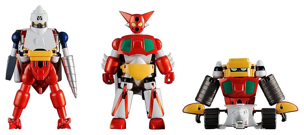 Getter Robo Action Figure 3-Pack Dynamic Change Getter Robo 12 cm FREEing
