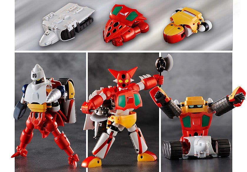 Getter Robo Action Figure 3-Pack Dynamic Change Getter Robo 12 cm FREEing