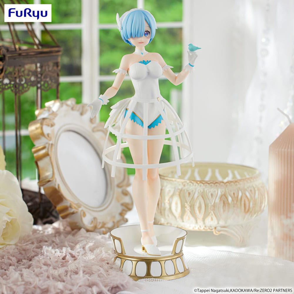 Re: Zero Exceed Creative PVC Statue Rem Cage Dress 22 cm Furyu