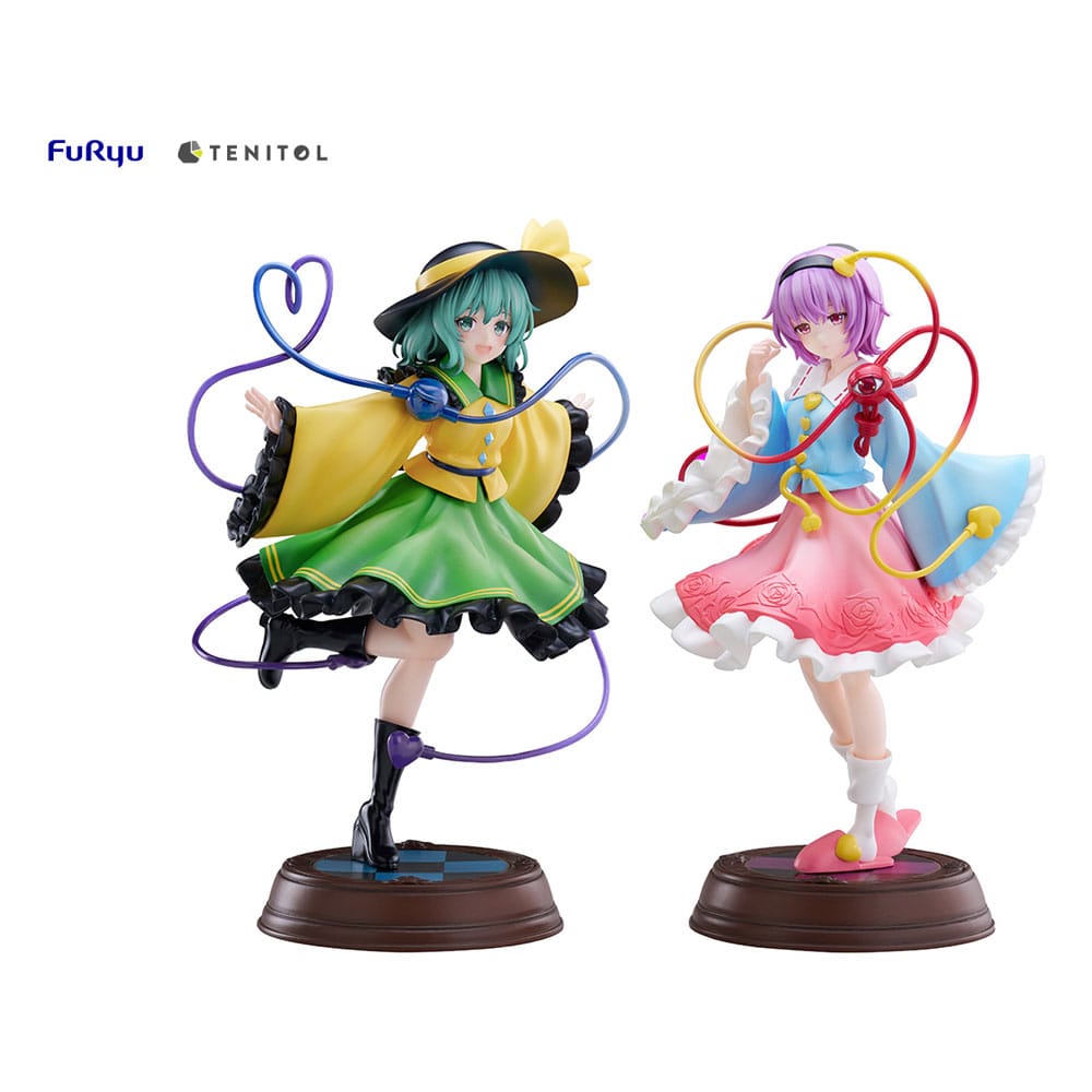Touhou Project Tenitol PVC Statue Koishi Komeiji & Satori Komeiji 22 cm Statues