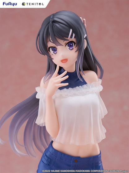 Rascal Does Not Dream of Bunny Girl Senpai Tenitol PVC Statue Mai Sakurajima 31 cm Statues