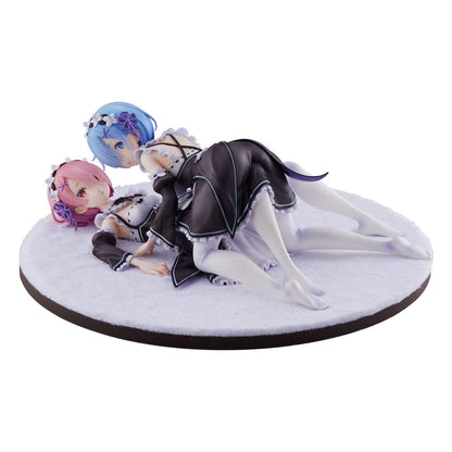 Re:Zero Starting Life in Another World PVC Statue 1/7 Ram & Rem 9 cm Furyu