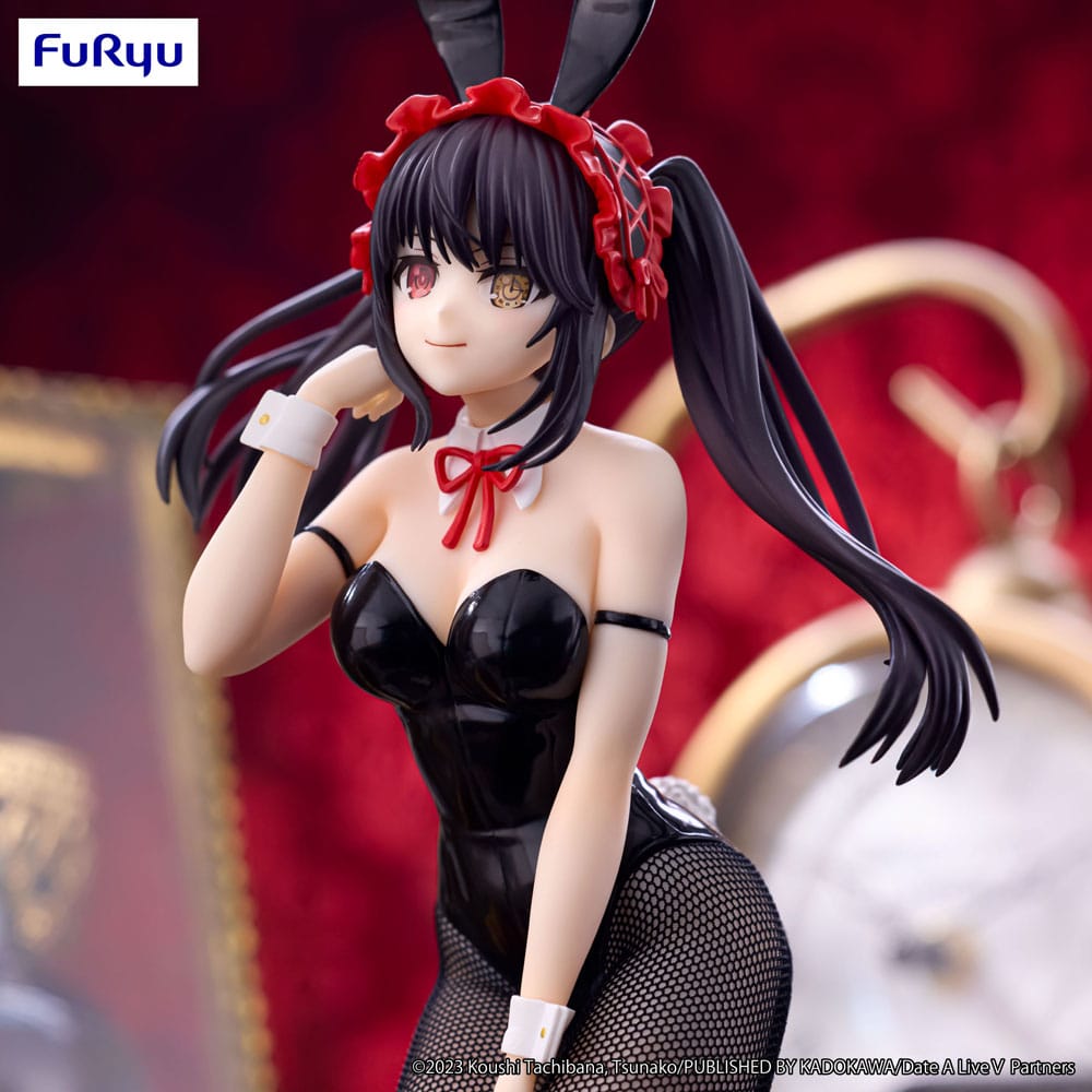 Date A Live V BiCute Bunnies PVC Statue Kurumi Tokisaki Black Color Ver. 29 cm Furyu